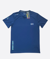 T-SHIRT OG FLUORESCENT - BLEU