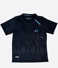 T-SHIRT SEAMLESS FLUORESCENT - NOIR